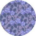 thumbnail image 1 of Ahgly Company Machine Washable Indoor Round Transitional Slate Blue Area Rugs, 6' Round, 1 of 7