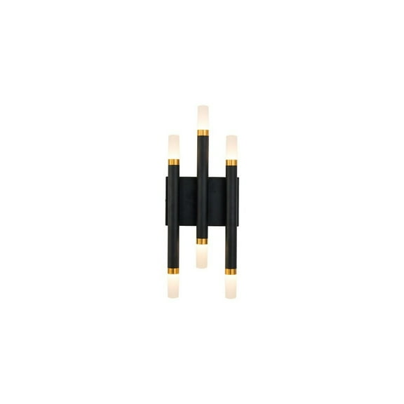 Kuzco Lighting Ws19707 Draven 6 Light 18" Tall Led Wall Sconce - Black