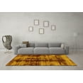 thumbnail image 3 of Ahgly Company Indoor Rectangle Abstract Yellow Modern Area Rugs, 8' x 12', 3 of 4