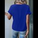 thumbnail image 4 of Blusa con Cremallera para Mujer, de Poliéster, con Botones y Corta, Ideal para el Tiempo Libre, Color Azul XL, 4 of 6