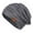 Gray, variant on jobturf Womens Winter Hat Fashion Casual Solid Beanie Lightweight Turban Thickened Warm Fleece Lined Skull Caps for Cold Weather