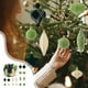 thumbnail image 1 of Adornos navideños, bolas navideñas pintadas, bolas navideñas de terciopelo, adornos para árboles de Navidad, adornos colgantes de bolas navideñas, 1 of 6