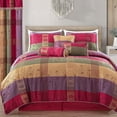 thumbnail image 4 of Comforter Set King Size  7-Piece Soft Bedding Quilt  Coverlet Bedspread with Traditional Floral Medallion Pattern for Bedroom, 4 of 4