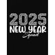 thumbnail image 2 of Women'S 2025 New Year Graphic Print T-Shirt, Casual Crew Neck Short Sleeve Tee, Comfortable Polyester Knit Fabric with Medium Stretch, for All Seasons, 2 of 6