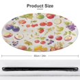 thumbnail image 2 of Various Fruits Round Small Area Rug, Print Non Slip Washable Floor Mat, Soft Throw Rug for Living Room, Powder Room Entryway, Bathroom, Bedside, 2 of 7