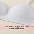 thumbnail image 6 of Hbhpov Cotton Girls' Daily Sports Bra, Adjustable Strapless Camisole Bra, Wire Free 3-Pack, 6 of 7