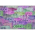 thumbnail image 2 of Addison Rugs Mayfield Washable Transitional Novelty Purple Rectangle Rug, 1'8" x 2'6", 2 of 5