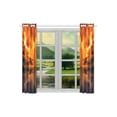 thumbnail image 3 of MKHERT Sunset Window Curtain Kitchen Curtains Window Treatments 26x39 inch,Set of 2, 3 of 3