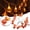 Orange(Pumpkin), variant on 1pcs Pumpkin Garland String Lights Halloween Thanksgiving Fall Decoration Seasonal Light Indoor Outdoor Decor Gift, Length 10 ft 20 LED