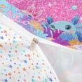 thumbnail image 3 of Homewish Cartoon Axolotl Twin Duvet Cover for Kids Girls, Pink Glitter Stars Twin Bedding, Colorful Stars Reversible, 2 Piece 1 Duvet Cover and 1 Pillowcase, 3 of 5