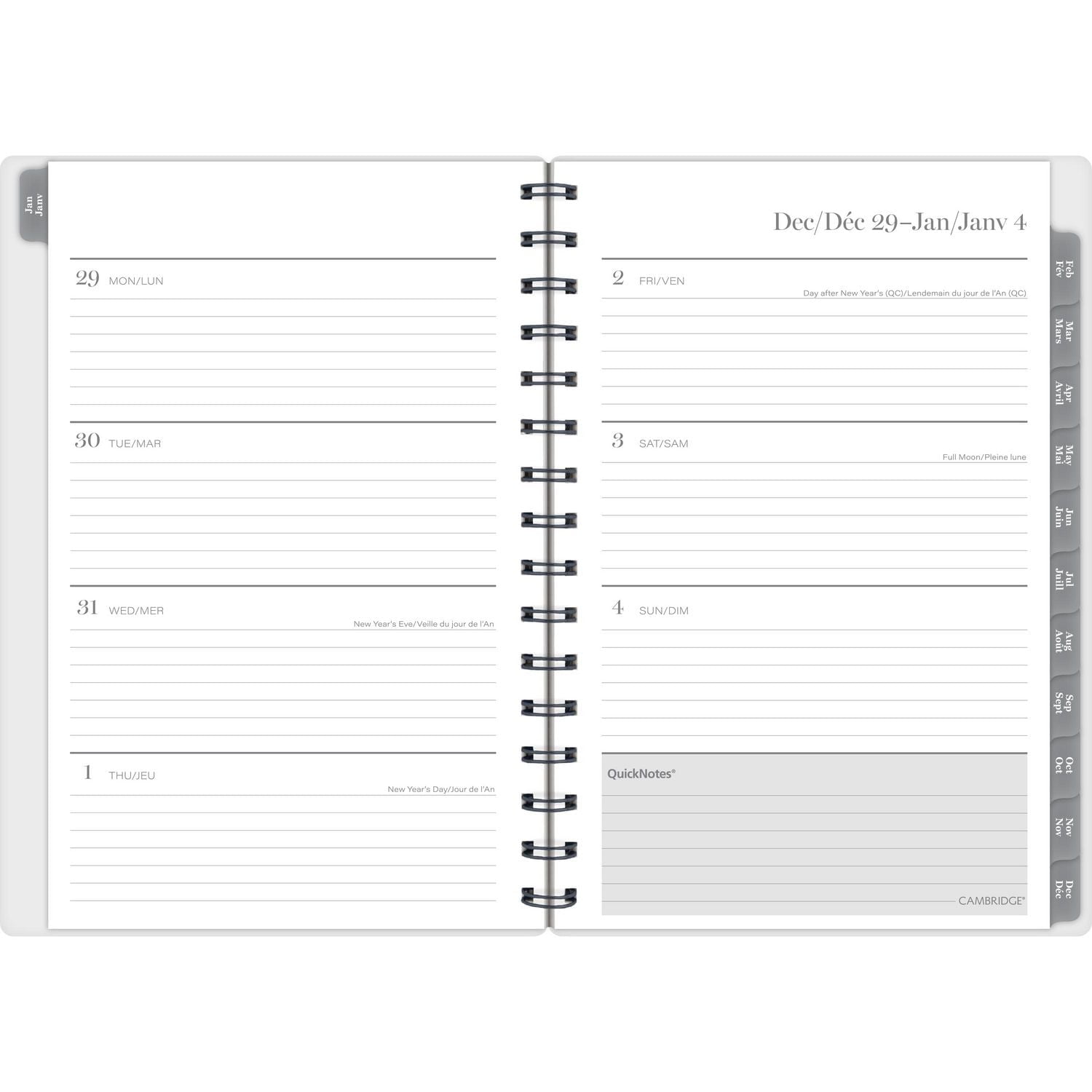 2026 Cambridge® Night Cat Small Weekly Planner