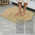 thumbnail image 5 of HOME WEAVERS Waterford Collection Cotton Tufted Bath Rug, 21" x 34", Linen, 5 of 7