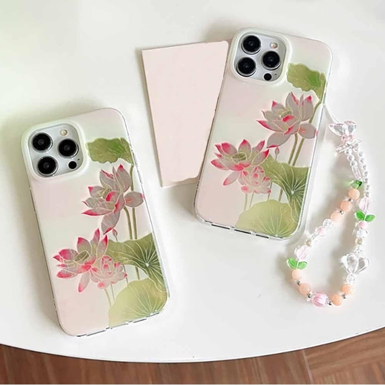 Chinese Style Oil Painting Lotus Lanyard Chain Phone Case Compatible with iPhone Case (White,iPhone 15 Pro) - Walmart.com Chinese Style Oil Painting Lotus Lanyard Chain Phone Case Compatible with iPhone Case (White,iPhone 15 Pro) - Walmart.com