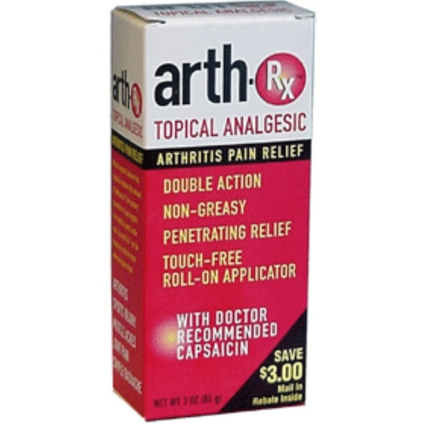 ArthRx Topical Analgesic Arthritis Pain Relief Lotion 3 oz (Pack of 3
