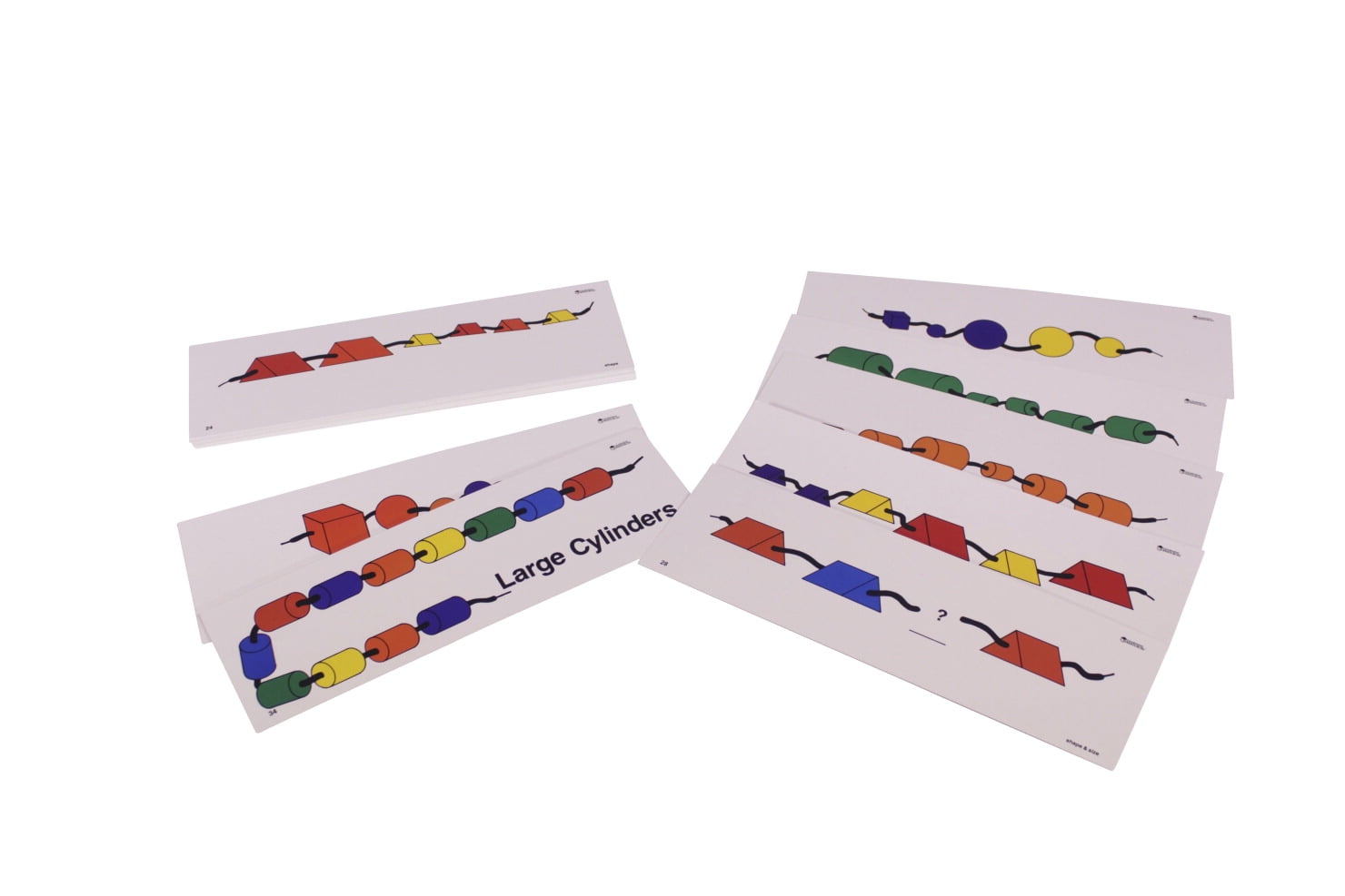 Learning Resources Attribute Bead Activity Cards, Set of 26 Cards