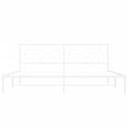 thumbnail image 3 of vidaXL Metal Bed Frame with Headboard White 193x203 cm, 3 of 5