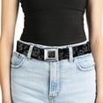 thumbnail image 5 of Buckle-Down Belt, Seatbelt Buckle Belt, Skulls Stacked Weathered Black Gray, Youth 22 to 32 Inches, 5 of 9