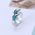 thumbnail image 4 of EIGTHTAIL Jump Dolphin Color Change Mood Ring Emotion Feeling Temperature Rings, 4 of 8