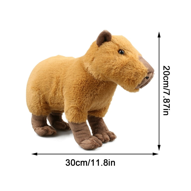 Large Capybara Plush,Realistic 11