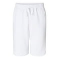 thumbnail image 2 of Independent Trading IND20SRT Mens Midweight Fleece Short-White-2X, 2 of 5