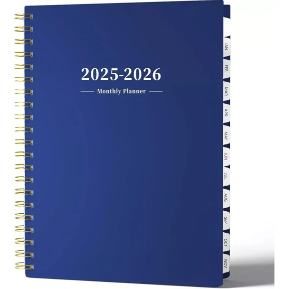 Ymumuda 2025 Planner - Monthly 8.5"×11"-Monthly Planner, Dark Blue