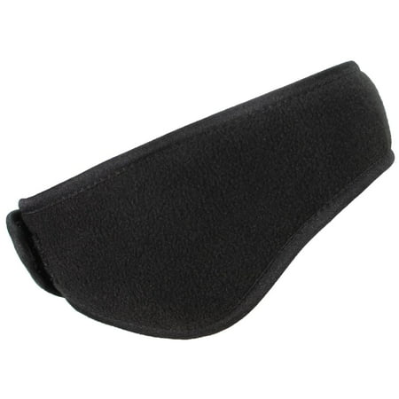 Best Winter Hats Adult Fleece Headband W/Ear Flaps Hook & Loop Closure - (Best Winter Work Wear)