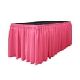 thumbnail image 2 of LA Linen SKT-Pop-30x29-15Lclips-SageP19 Polyester Poplin Table Skirt with 15 L-Clips, Sage - 30 ft. x 29 in., 2 of 7