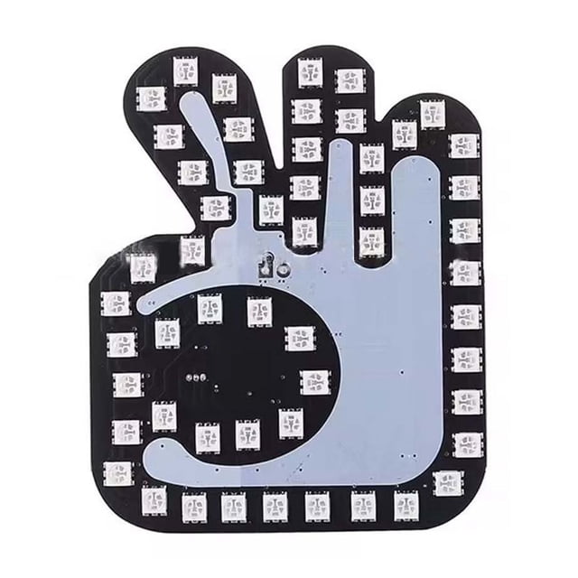 The LED Hand Sign USB Colorful Remote Control Emotion Light Gesture Light Indicator Light Thumb Signal