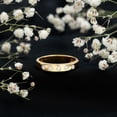 thumbnail image 3 of Rosec Jewels - Lab Grown Diamond Band Ring for Men (Ef-Vs Quality) - Flush Set Diamond Ring for Valentines Day, 10K Yellow Gold, US 8.50, 3 of 8