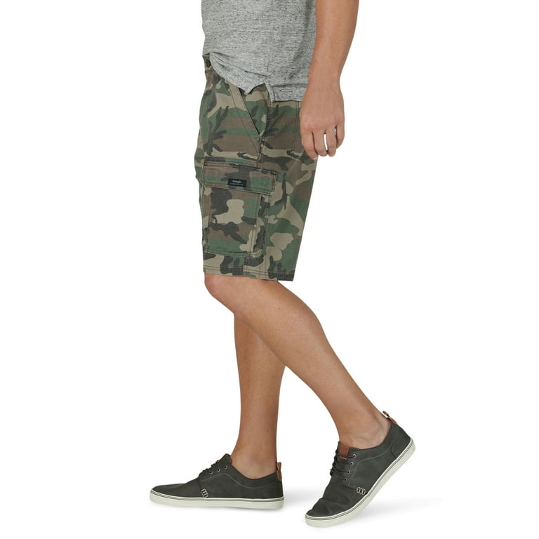 Wrangler Men's and Big Men's Stretch Cargo Shorts 