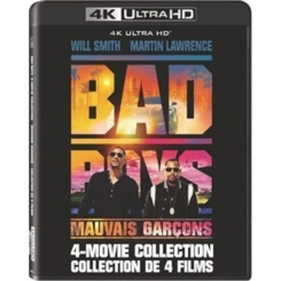 Bad Boys: 4-Movie Collection (4K Ultra HD), Sony Import, Action & Adventure