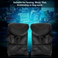 thumbnail image 2 of Espesar guantes de entrenamiento de boxeo y punzonado de cuero PU, 2 of 8