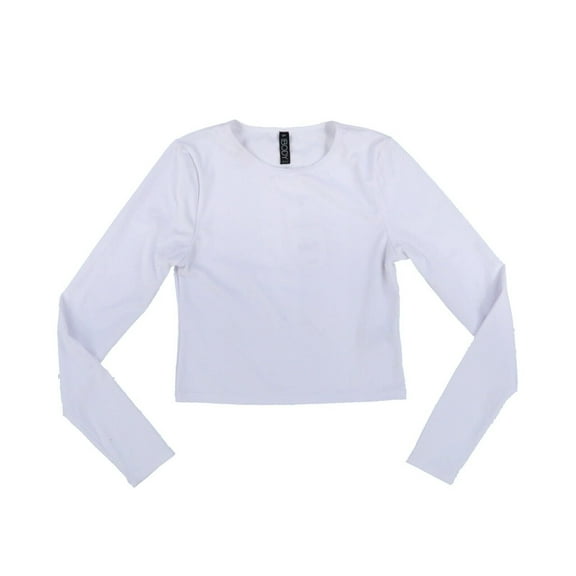 Cotton On Body Women's T Shirt Long Sleeve Tee Crew Neck White Small New