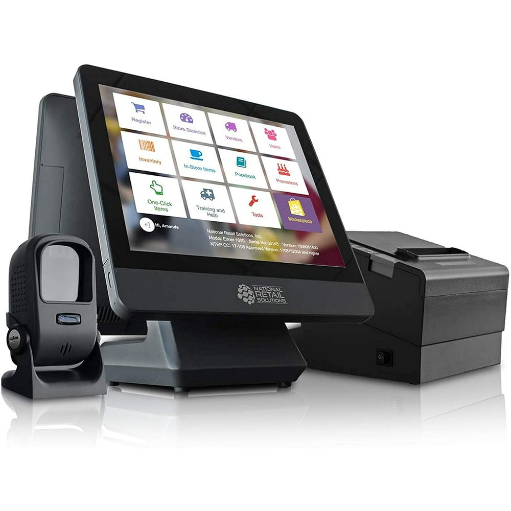 NRS POS System Lite (USA Only) Includes Touchscreen Monitor, Customer