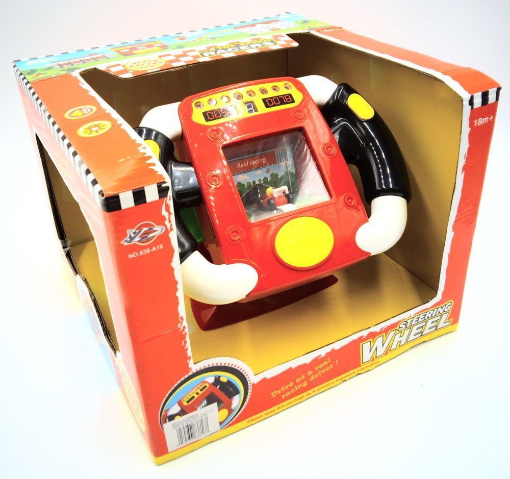 TODDLER TOYS Simulated Driving Steering Wheel With Track Viewer Toy - Walmart.com - Walmart.com