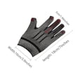 thumbnail image 3 of INSPIRE CHIC Women's Pair Elastic Wrist Fish Net Style Full Finger Gloves, 3 of 5