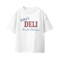 thumbnail image 2 of Marvel Spider-Man Brand New Day Youth Delmar's Deli Logo T-Shirt (Bright White, XS-XL), 2 of 4
