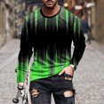 thumbnail image 1 of T-Shirt Décontracté à Manches Longues et Col Rond pour Hommes, 1 of 1