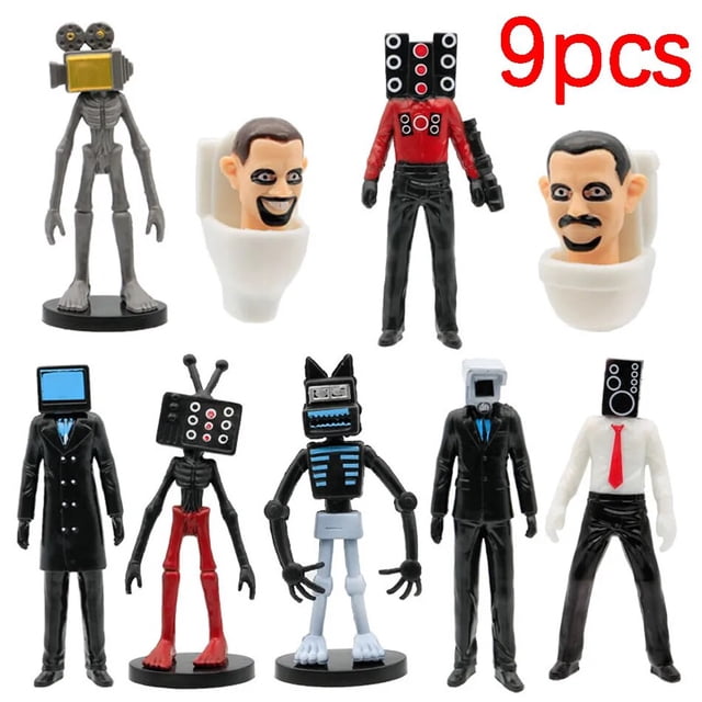 Skibidi Toilet Man Cámara hombre figura TV hombre altavoz hombre modelo de cámara figuras de acción decoraciones PVC muñeca juguete coleccionable xuanjing unisex