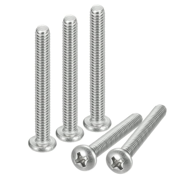 Vis de Machine à Tête de Poêle 8-32x1-3/8 Pouces, Vis en Acier Inoxydable 304, Lot de 20