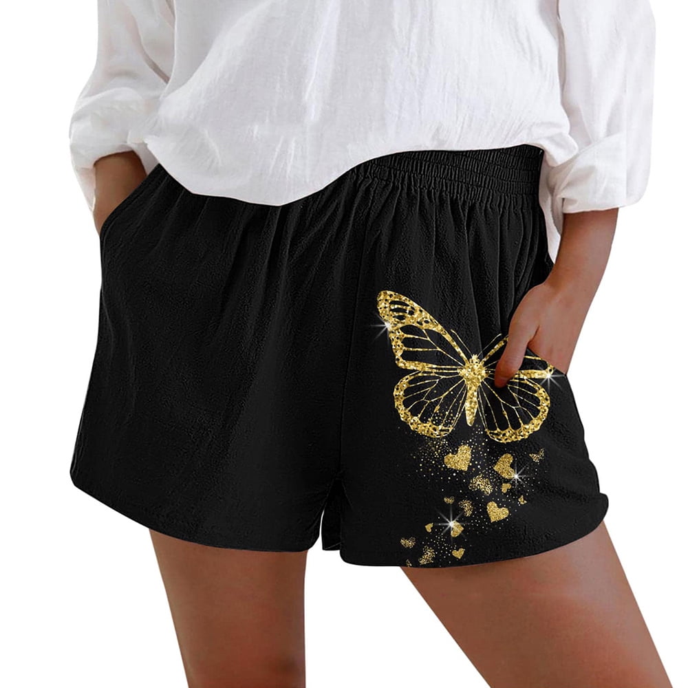 Abcnature Plus Size Shorts, Womens Athletic Shorts, Womens Shorts