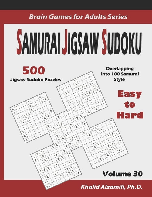 brain games for adults 500 easy to hard jigsaw sudoku