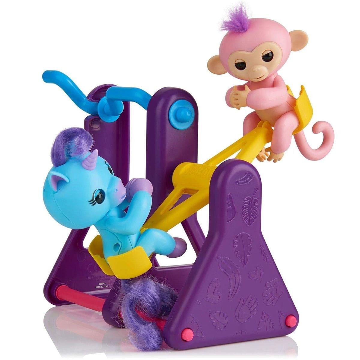 Authentic Fingerlings Playset Same Day Ship Complete Set 8 WooWee Fingerling 