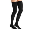 thumbnail image 1 of JOBST Opaque Compression Stockings, 30-40 mmHg, Thigh High, Sensitive Band, Closed Toe, Classic Black, X-Large, 1 of 4