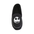 thumbnail image 2 of Nightmare Before Christmas Jack Skellington Logo Slippers-Small, 2 of 3