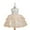 Champagne, variant on LWavelet Kids Girls Flower Vintage Lace Princess Long Dress Tulle Pageant Formal Party Wedding Floor Dance Evening Gown
