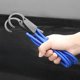thumbnail image 1 of Cuerda de fijación de equipaje con gancho para el maletero del coche azul, cuerda elástica de secado de ropa retráctil, sujeción, 1 of 8