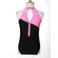 thumbnail image 5 of Zaldita Kids Girls Shiny Ballet Dance Gymnastics Leotards One Piece Unitards Bodysuit with Hair Band Swimwear A Pink 6, 5 of 7