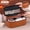 Brown, variant on Women's Cosmetic Bag Makeup Bag Double Layer Large Capacity Luxury Cosmetics Organizer Travel Essentials Women's Cosmetic Bag