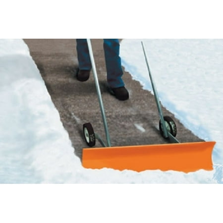- Dakota SnoBlade Snow Removal Push Shovel on Wheels